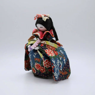 Blue kimono Doll | Washi Paper Doll | niji
