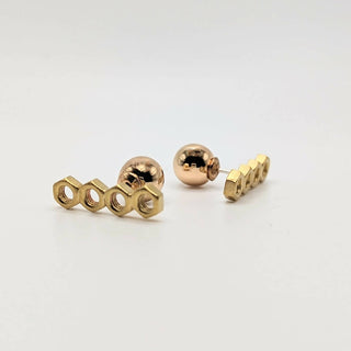 Hexagon Long Earrings | Unisex Long Earrings | niji