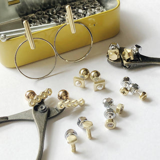 Hexagon Square Earring | Earring Bolts Nut | niji