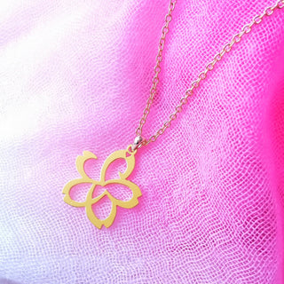 Hiragana Blossom Necklace | Cherry Blossom Necklace | niji