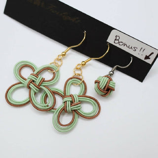 Handmade Mizuhiki Earrings | Japanese Mizuhiki Earrings | niji