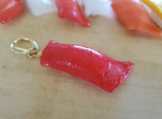 Tuna Sushi Food Sample Keychain