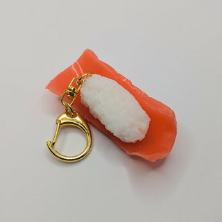 Salmon Sushi Food Sample Keychain
