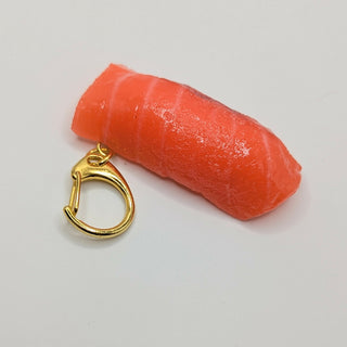 Salmon Sushi Food Sample Keychain