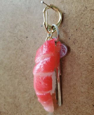 Tuna Belly Sushi Food Sample Keychain