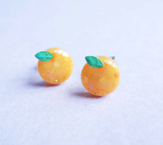 Orange-Earrings