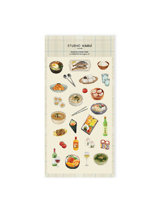 Dining Sticker Sheet | Japanese Washi Paper | niji