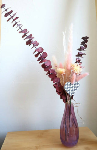 Dried Flower Bouquet with vase