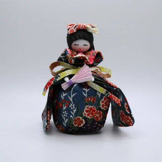Blue kimono Doll | Washi Paper Doll | niji