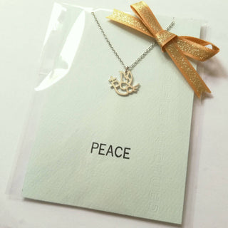 Peace Word Necklace | Dove Shape Necklace | niji