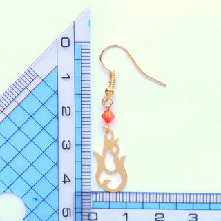 Fire Arabic Earrings | Curvy Arabic Earrings | niji