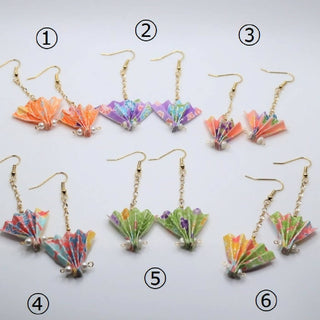 Mini Origami Earrings | Japanese Origami Earring | niji