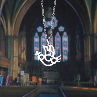 Peace Word Necklace | Dove Shape Necklace | niji